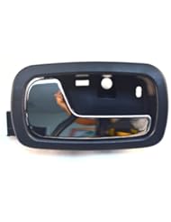 Automotive Parts and Accessories: PT Auto Warehouse GM-2007MA-FL - Inside Interior Inner Door Handle, Black Housing with Chrome Lever - Driver Side Front - PT Auto Warehouse