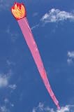 20ft Red Flame Dragon Kite