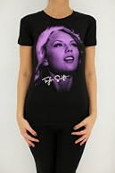 Face Tee Black & Purple