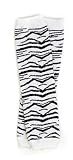 (#33) Zebra print baby boy or girl leg warmers in black & white by My Little Legs
