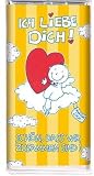 Schokolade Ich Liebe Dich, 100 g gelb