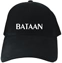 CAPS BLACK EMBROIDERY " BATAAN SIMPLE WORD " PHILIPPINES