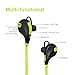 Xcords(TM) New Version Bluetooth Headphones, Sports Wireless Headphones, Sweatproof, In-ear Stereo Earbuds, Premium Sound with Bass, Noise Cancelling for iOS and Android Devices with Mic (Green)
