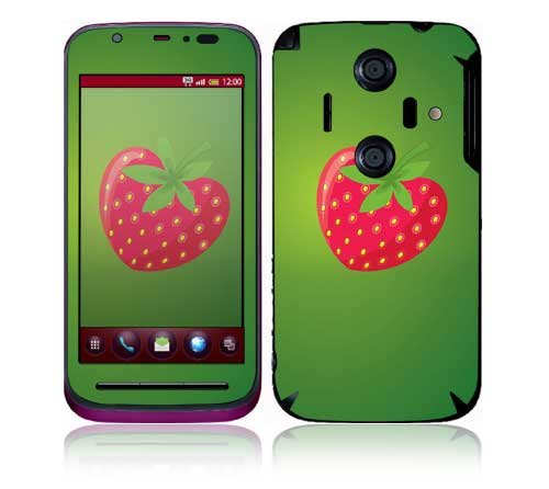 Sharp Aquos IS12SH Decal Skin Sticker - StrawBerry Love