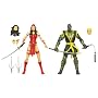 MARVEL LEGENDS 2 PK FIGURE - ELEKTRA & RONIN