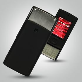 CASES COVERS NOKIA X3 BLACK SILICONE CASE NOKIA MOBILE PHONE ACCESSORIES BY OLIVIASPHONES