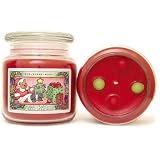 MERRY CHRISTMAS - Christmas Folk Art Range 15oz Candle in Glass Jar - For Every Body Candles