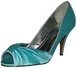 Apart Pumps Flamenco high heel Satin aqua, Groesse:40.0