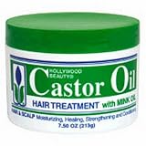 Hollywood Beauty Castor Oil with Mink Oil 7.5 oz.