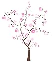 ROOMMATES RMK1555GM Spring Blossom Peel & Stick Giant Wall Decal