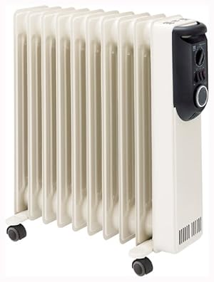 DBK オイルラジエターヒーター アーモンド 10枚フィン 【4~9畳用】HEZ13/10KAH