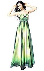 Strapless Lace Draped General Print Chiffon/Polyester Evening Dress/Prom Dress/Party Dress/Wedding Dress 