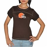 Ladies NFL Cleveland Browns Football T Shirt Jersey by NFL Logo Gear