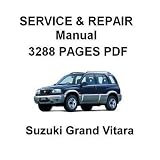 1998-2005 Suzuki Grand Vitara Service/ Repair Manual - PDF Format - Product Emailed to Buyer!