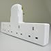 Electronics : 4 Way Multi-Socket Adaptor