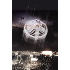MINI UFO Ferngesteuert FLIEGENDE UNTERTASSE TORRO -BLAU-