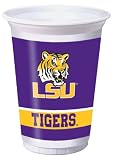 Creative Converting LSU Tigers Printed Plastic 20 oz. Cups (8 Count)