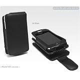 Apple iPhone Designio Leather Case with Swivel Clip (Jet Black)