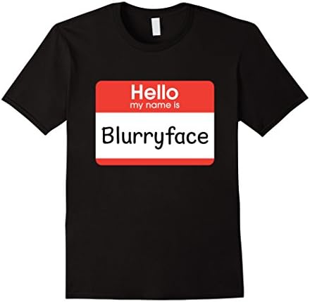 Men's 21 Shirts - Pilots - My Name Is Blurryface T-Shirt Small Black