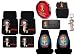 Betty Boop Aloha 10pc Combo Set Front & Rear Floor Mats, Seat Covers, Steering Wheel Cover, Litter Bag, CD Visor & Keychain