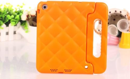 Kid's waves Light Weight EVA Drop-Proof iPad Protective Case with Handles (for iPad Mini) Great gifts for children ! (Orange)