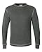 J America Men's Vintage Long-Sleeve Thermal T-Shirt M CHRL HTR/ VNT WH