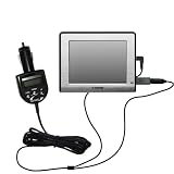 FM Transmitter with integrated Car Charger for the Amcor Navigation GPS 3750 - uses Gomadic TipExchange Technology