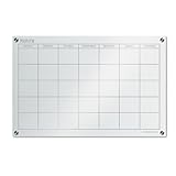 IMAGE OF The Board Dudes 46006UA-1 GlassX Frosted Glass Dry Erase Board, 35 x 23 Inches, Unframed