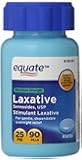 Maximum Strength Laxative, Sennosides Stimulant Laxative, 25mg, 90ct, By Equate, Compare to Maximum Strength Ex-Lax