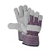Magid TB725EPP Top Gunn Double Layer Split Leather Palm Work Glove with Safety Cuff, Work, Large, Tan (Case of 12)