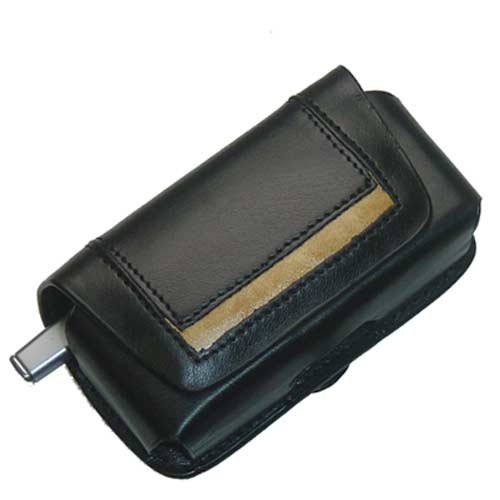 LG VX-3300 / VX-3400 / VX-3450 / VX-4270 Premium Quality Cell Phone Pouch Case - Includes TWO Bonus Charm Holders - Image Accessories Brand