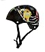 Punisher Skateboards Elephantasm 11 Vent Multi Sport Skateboard and BMX Helmet Youth Size Medium Includes Extra Helmet Pads, black 5-8 Year Teen (9212)