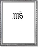 8.5x11 8.5 x 11 Frame for Picture Photo or Diploma, Silver, style #628
