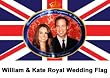 Prince William & Kate Royal Wedding Flag