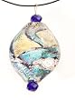 Necklace: Dichro Wrap