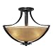Minka Lavery Kinston Aged Bronze Semi Flush 4472-298