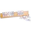 Dominoes Racks Wood Set of 4