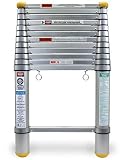 Telesteps 1800 14-1/2-Foot 250-Pound Duty Rating Aluminum Telescoping Extension Ladder