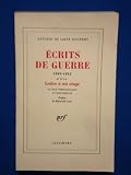 Ecrits de guerre, 1939-1944