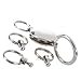 COSMOS ® Patent Metallic Keychain Keyholder with 4 Detachable Removable Rings