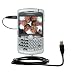 Classic Straight USB Cable for the Blackberry 8300 Curve with Power Hot Sync and Charge capabilities - Gomadic Brand w/ TipExchange Technology