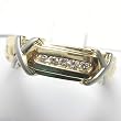 14K Two-Tone Gold Diamond Man's Ring