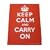 KEEP CALM AND CARRY ON Tea Towel