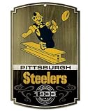 Wincraft Pittsburgh Steelers Legacy Collection Wood Sign