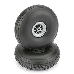 Du-Bro 350T 3-1/2" Diameter Treaded Surface Wheel (2-Pack)