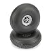Du-Bro 350T 3-1/2" Diameter Treaded Surface Wheel (2-Pack)