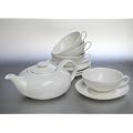 Porzellan Teeservice / Teeset 9-teilig (B-Ware mit kleinen Glasurfehlern)