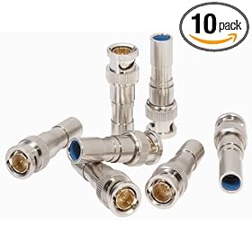Paladin 9730 RG59 BNC SealTite Compression Connectors, 10-Pack by Paladin Tools