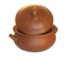 Pomaireware Clay Bean Pot with Lid, 1 Quart