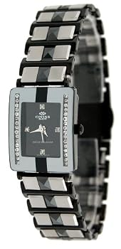 Oniss Women's Caprice Tugnsten Ceramic Combo Watch #ON333-LGMD1